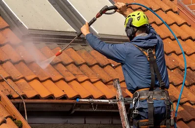 Démoussage et hydrofuge de toiture à Villecroze